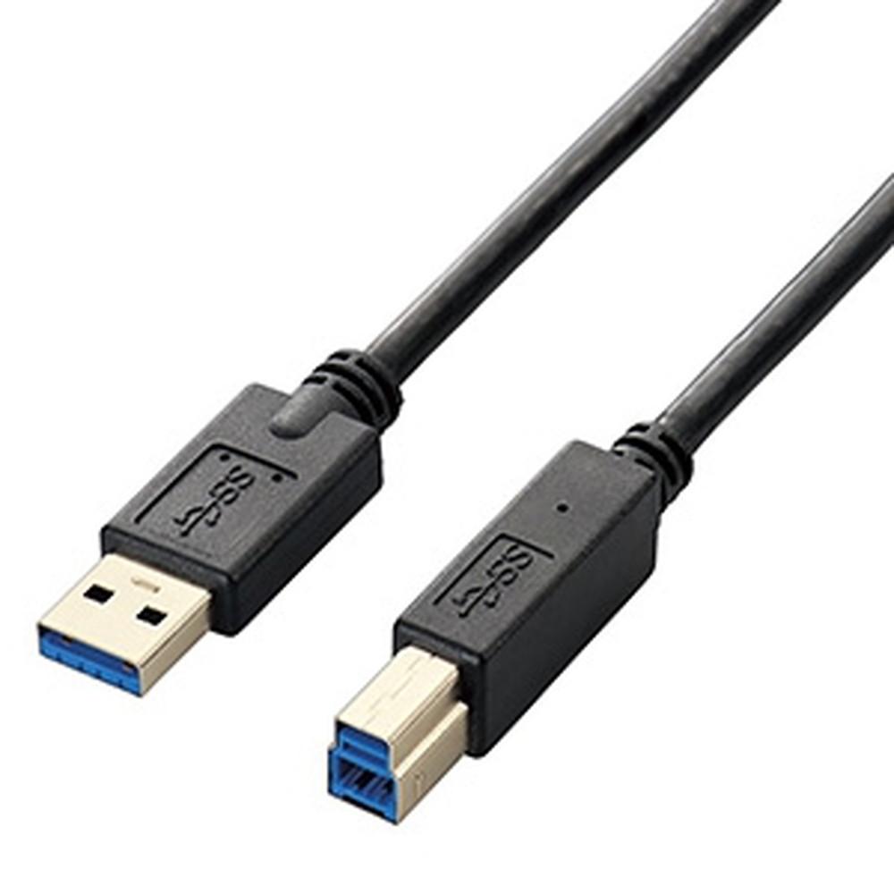ELECOM USB3.0P[u A-B^Cv 0.5m USB3-AB05BK
