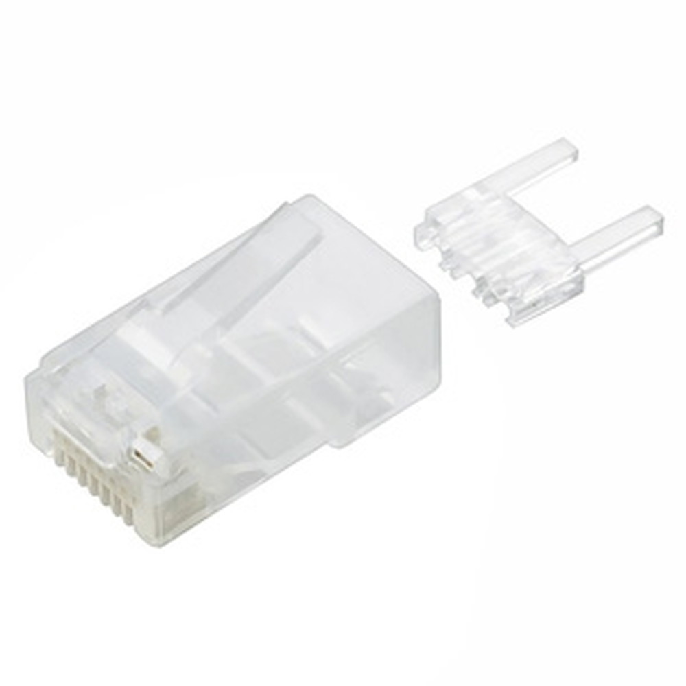 ELECOM RJ45RlN^ PEp CAT6Ή c܂h~^Cv 10 LD-6RJ45T10/T