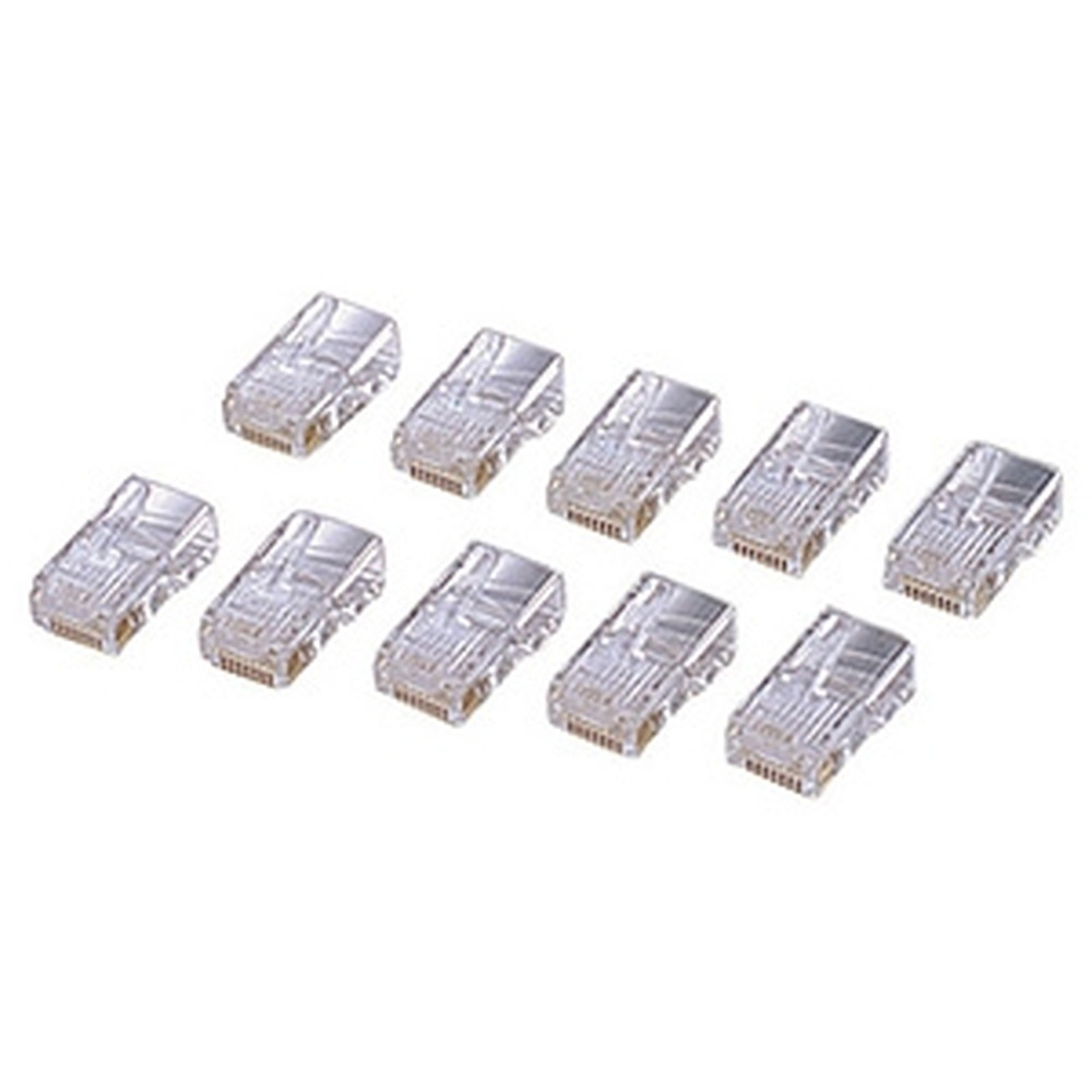 ELECOM RJ45コネクタ 単線用 CAT5E対応 100個入 LD-RJ45T100