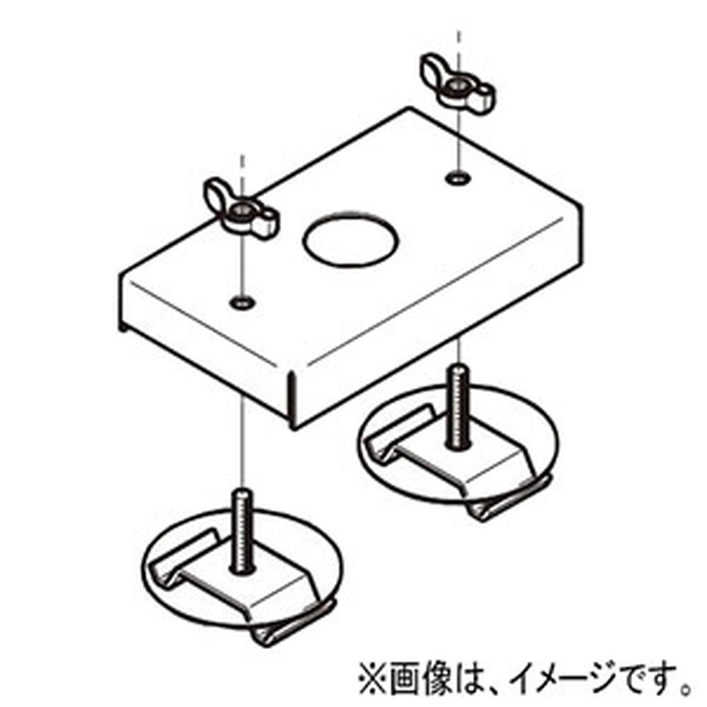 ネグロス電工 開口面用電線管接続金具 《ダクト》 DP7タイプ 呼び19・25 高耐食性めっき鋼板 SD-EU7P28