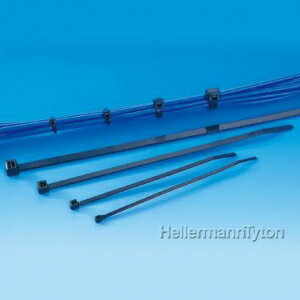 ヘラマンタイトン インシュロック 《MSタイ》 耐候グレード 屋内外使用 黒 全長100mm 幅2.5mm 100本入 T18R-W-100のサムネイル