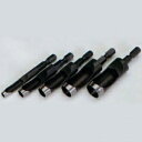 タスコ レザービットセット 5・8・10・13・15mmセット 6.35mm六角シャンク TA668RA