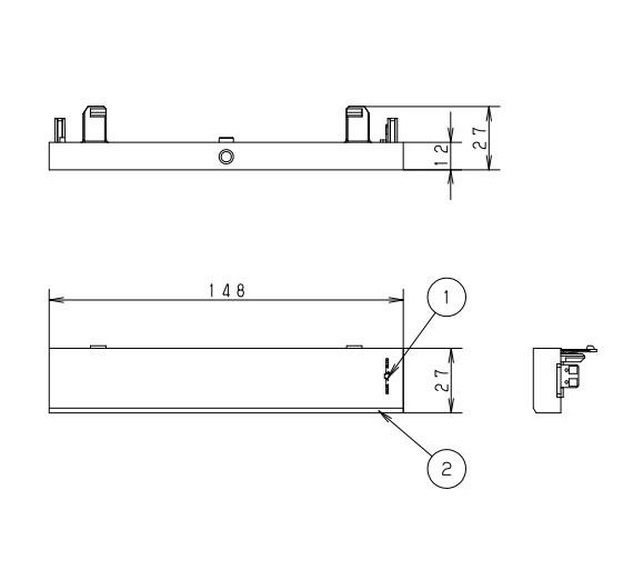 パナソニック FK91111A 誘導灯C級用交換LEDランプ　片面用