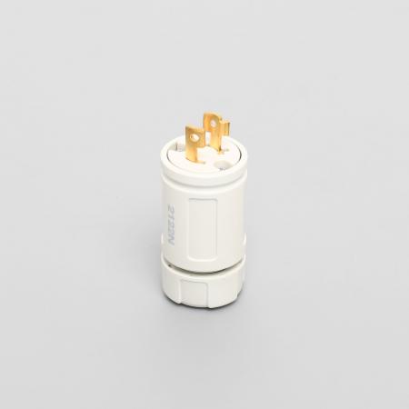Rakuten - アメリカン電機 2122N-IV 引掛形 プラグ(ナイロンカバー) 白 2P 15A 250V
