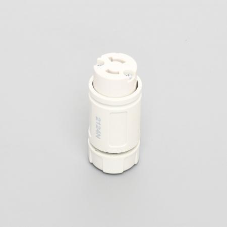 Rakuten - アメリカン電機 2124N-IV 引掛形 コードコネクタボディ(ナイロンカバー) 白 2P 15A 250V