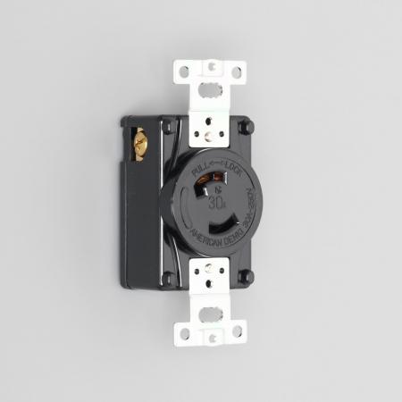 Rakuten - アメリカン電機 2320 引掛形 埋込コンセント 2P 30A 250V