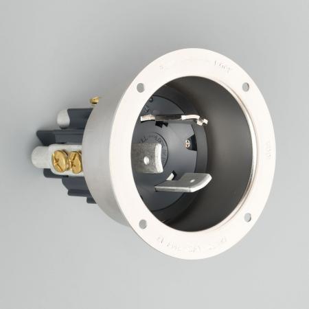 Rakuten - アメリカン電機 31025 引掛形 フランジインレット 3P 100A 250V