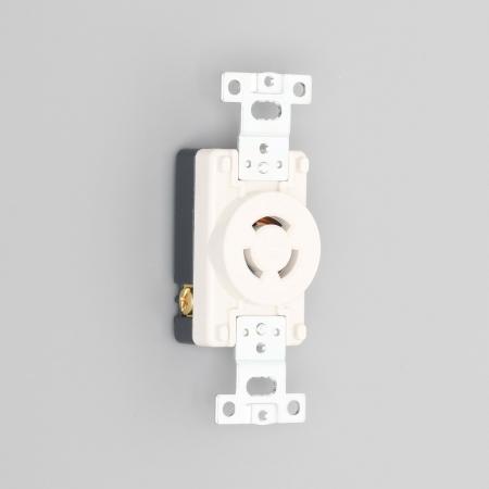乐天商城 - アメリカン電機 3110-IV 引掛形 埋込コンセント 白 接地形2P 15A 125V