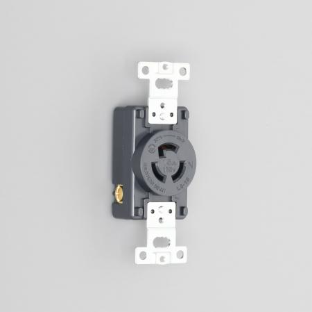乐天商城 - アメリカン電機 3110-L5 引掛形 埋込コンセント 接地形2P 15A 125V