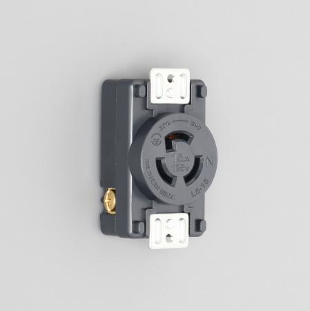 Rakuten - アメリカン電機 3110-P-L5 引掛形 パネル用コンセント 接地形2P 15A 125V