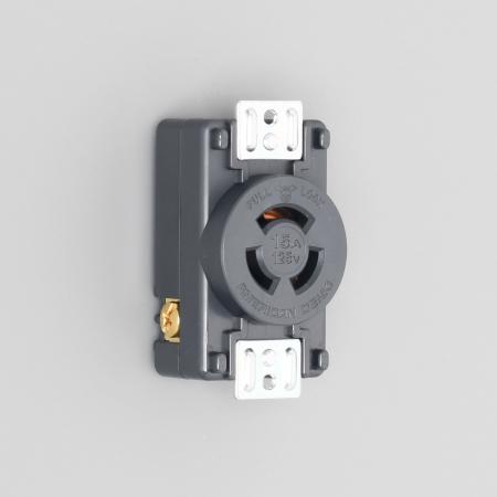 Rakuten - アメリカン電機 3110-P 引掛形 パネル用コンセント 接地形2P 15A 125V