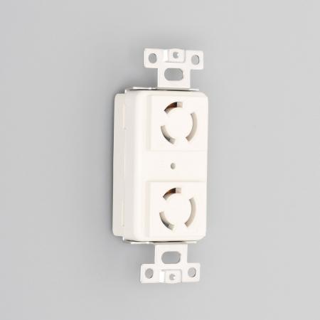 Rakuten - アメリカン電機 3110HD 引掛形 複式横型埋込コンセント 白 接地形2P 15A 125V