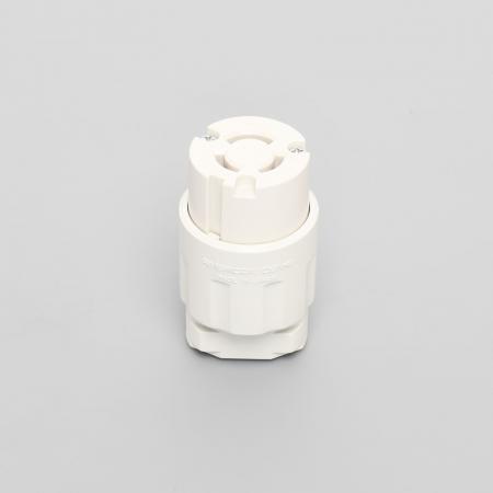 Rakuten - アメリカン電機 3114N-IV 引掛形 コードコネクタボディ(ナイロンカバー) 白 接地形2P 15A 125V