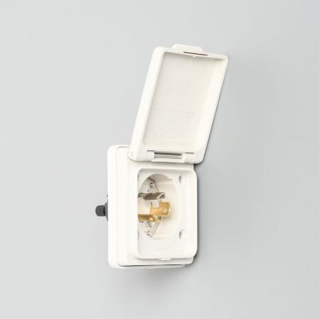 Rakuten - 【受注生産品】アメリカン電機 3115NW-L5 引掛形 防水形フランジインレット(ナイロン製) 接地形2P 15A 125V
