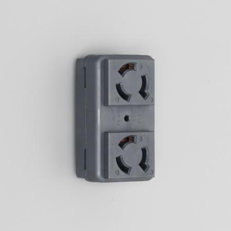 Rakuten - アメリカン電機 3127HD-BK 引掛形 複式機器用アウトレット 黒 接地形2P 15A 250V