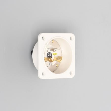 Rakuten - アメリカン電機 3215N-L5 引掛形 フランジインレット(ナイロン製) 接地形2P 20A 125V