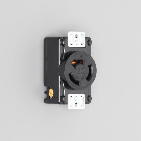 Rakuten - アメリカン電機 3220-P 引掛形 パネル用コンセント 3P 20A 250V