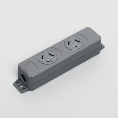 Rakuten - アメリカン電機 3243NT-L8 引掛形 ダブルタップ 接地形2P 20A 480V