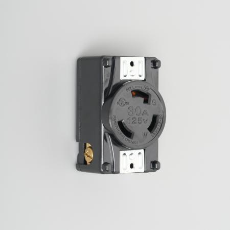 Rakuten - アメリカン電機 3310-P-L5UL 引掛形 パネル用コンセント(UL/CSA規格認定仕様) 接地形2P 30A 125V