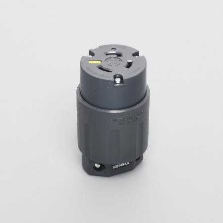乐天商城 - アメリカン電機 3314N-L5 引掛形 コ-ドコネクタボディ(ナイロンカバー) 接地形2P 30A 125V