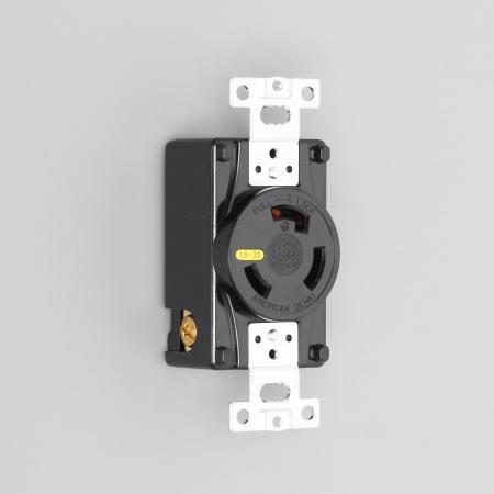 乐天商城 - アメリカン電機 3320-L6 引掛形 埋込コンセント 接地形2P 30A 250V