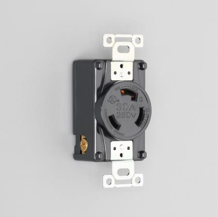 Rakuten - アメリカン電機 3320-L6UL 引掛形 埋込コンセント(UL/CSA規格認定仕様) 接地形2P 30A 250V
