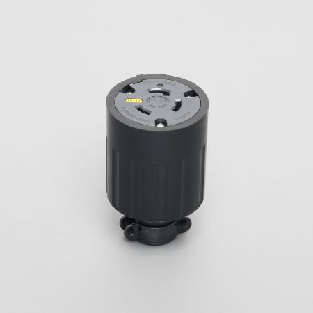 Rakuten - アメリカン電機 3324R-L6 引掛形 コ-ドコネクタボディ(ゴムカバー) 接地形2P 30A 250V