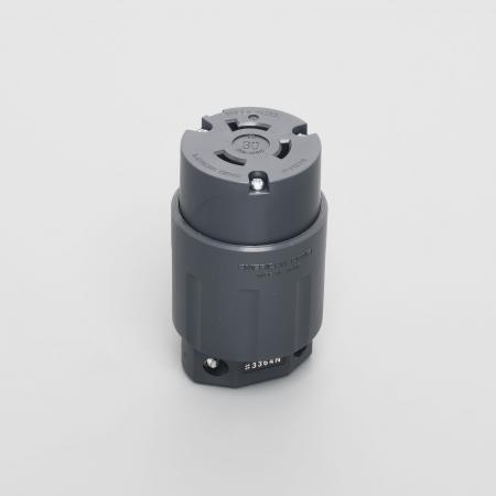 Rakuten - アメリカン電機 3364N 引掛形 コ-ドコネクタボディ(ナイロンカバー) 3P 30A 600V