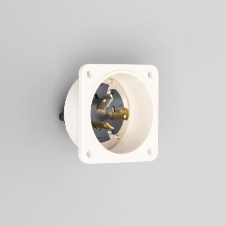 Rakuten - アメリカン電機 3365N 引掛形 フランジインレット(ナイロン製) 3P 30A 600V