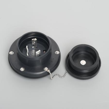 乐天商城 - アメリカン電機 3665RW 引掛形 防水形フランジインレット 3P 60A 600V