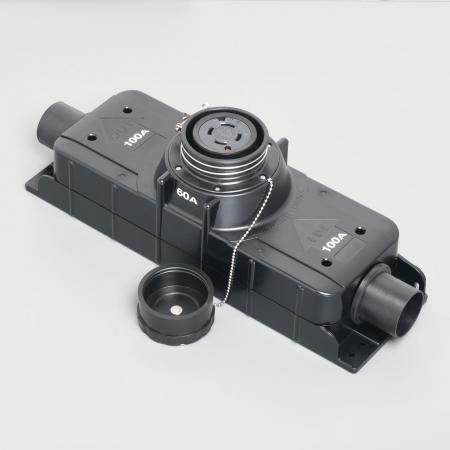 Rakuten - アメリカン電機 41024ET-60 引掛形 T型分岐用コネクタボディ 接地形3P 100A 250V