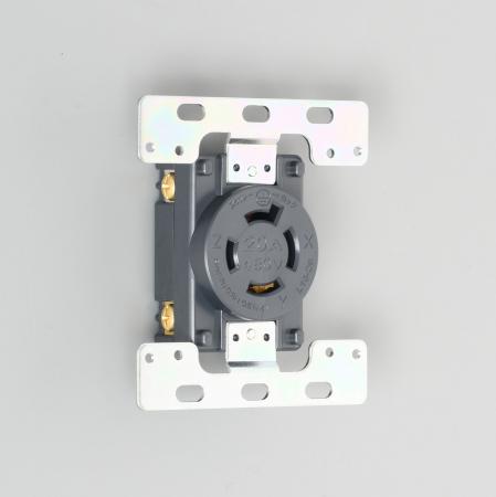 Rakuten - アメリカン電機 4240-2-L16 引掛形 防水形プレート 専用コンセント 接地形3P 20A 480V