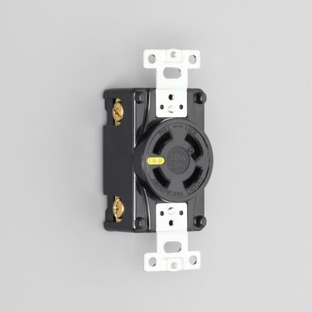 Rakuten - アメリカン電機 4310-L14 引掛形 埋込コンセント 接地形3P 30A 250V