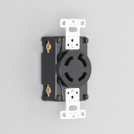 乐天商城 - アメリカン電機 4360 引掛形 埋込コンセント 接地形3P 30A 600V