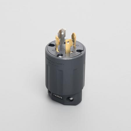 乐天商城 - アメリカン電機 4362N 引掛形 プラグ(ナイロンカバー) 接地形3P 30A 600V