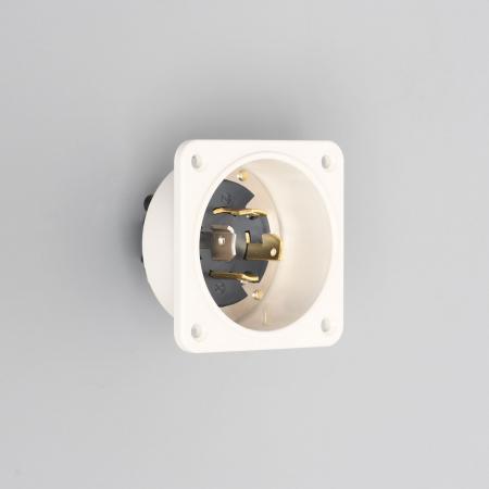 乐天商城 - アメリカン電機 4365N 引掛形 フランジインレット(ナイロン製) 接地形3P 30A 600V