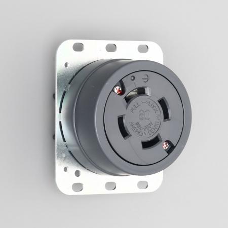 Rakuten - アメリカン電機 4620 引掛形 埋込コンセント 接地形3P 60A 250V