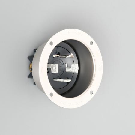 Rakuten - アメリカン電機 4665 引掛形 フランジインレット 接地形3P 60A 600V
