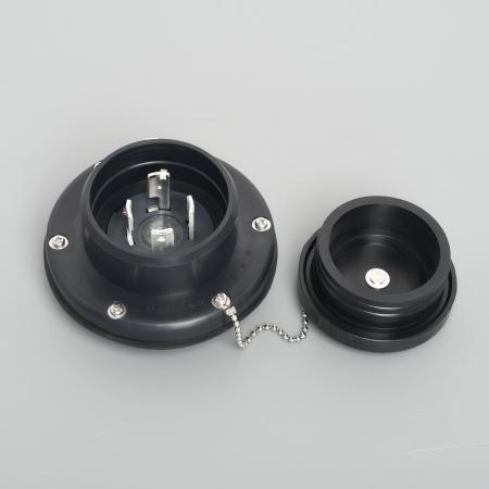 Rakuten - アメリカン電機 4665RW 引掛形 防水形フランジインレット 接地形3P 60A 600V