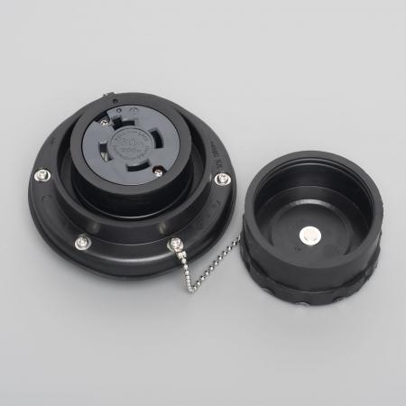 乐天商城 - アメリカン電機 4666RW 引掛形 防水形パネルコンセント 接地形3P 60A 600V