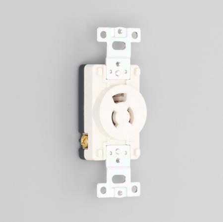 Rakuten - アメリカン電機 7110GNZ-IV 抜止形 埋込コンセント 白 接地形2P 15A 125V