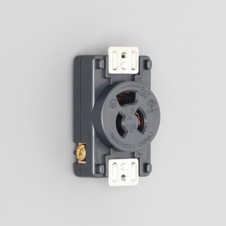Rakuten - アメリカン電機 7110GNZ-P 抜止形 パネル用コンセント 接地形2P 15A 125V