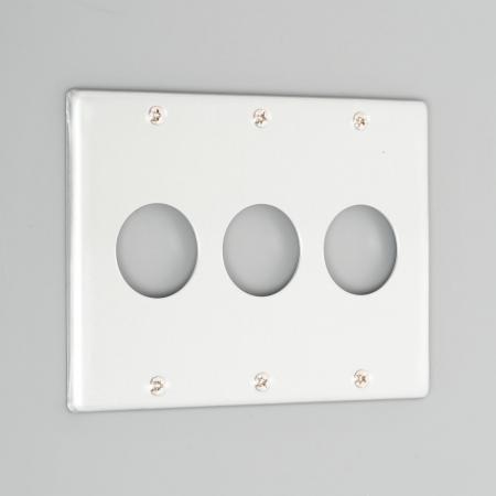 Rakuten - アメリカン電機 8073A 新金プレ-ト 小穴3ケ用 P:101