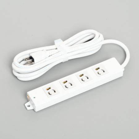 Rakuten - アメリカン電機 A8110 抜止形 OAタップ4ケ口 コ-ドセット マグネット付 接地形2P 15A 125V