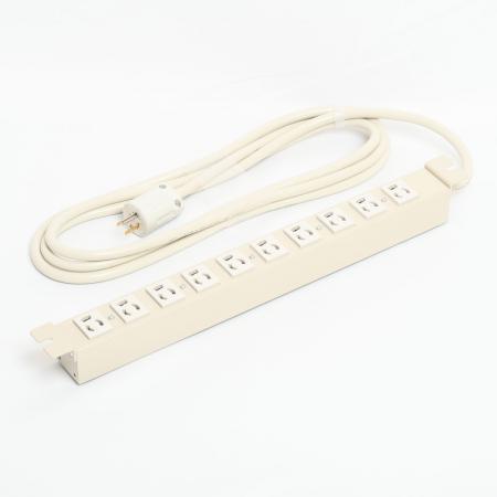 Rakuten - 【受注生産品】アメリカン電機 HKC0530 抜止形 コンセントバー10ケ口 1Uタイプ 接地形2P 15A 125V