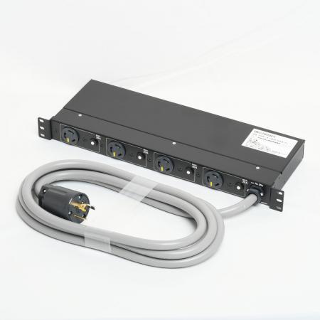 Rakuten - アメリカン電機 HKC2800PT 引掛形 コンセントバー4ケ口 1Uタイプ プロテクター付 接地形2P 30A 250V