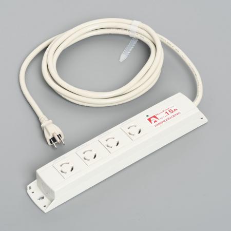 Rakuten - 【受注生産品】アメリカン電機 KC1014NF 引掛形 OAタップ4ケ口 コ-ドセット NF付 接地形2P 15A 125V
