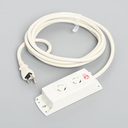 Rakuten - 【受注生産品】アメリカン電機 KC1074 引掛形 OAタップ2ケ口 コ-ドセット 接地形2P 15A 125V