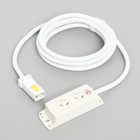 乐天商城 - 【受注生産品】アメリカン電機 KC1076 引掛形 OAタップ2ケ口 コ-ドセット 接地形2P 15A 125V