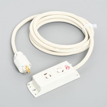 Rakuten - 【受注生産品】アメリカン電機 KC1100 コンビ OAタップ2ケ口 コ-ドセット 接地形2P 15A 125V